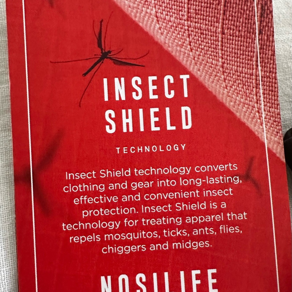 Craghoppers Red and Black Leggings with Insect Shield - Picture 7 of 13